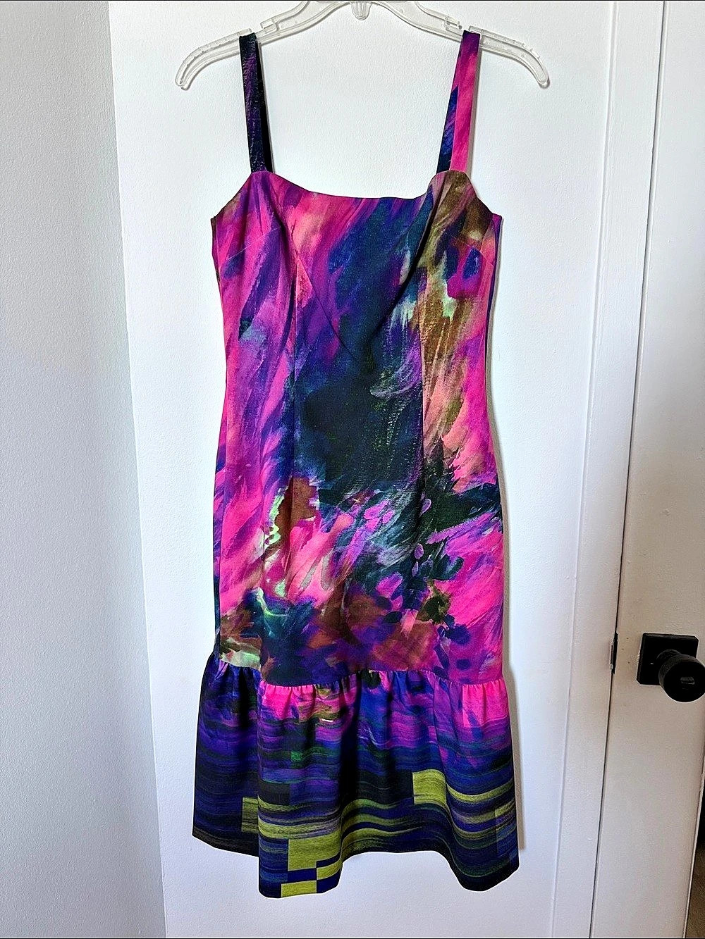 New: Black Halo Abstract Midi